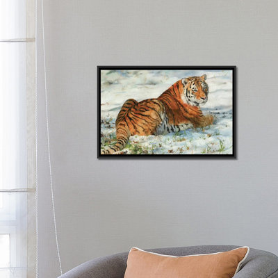 «Tiger in Snow», impression sur toile