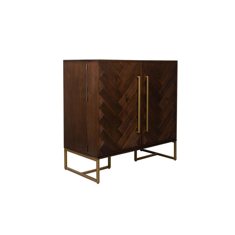 Solid Wood Bar Cabinet