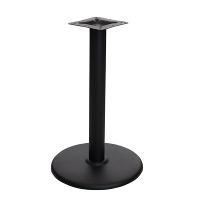 STB Black 18" Round Indoor Dining Height Table Base