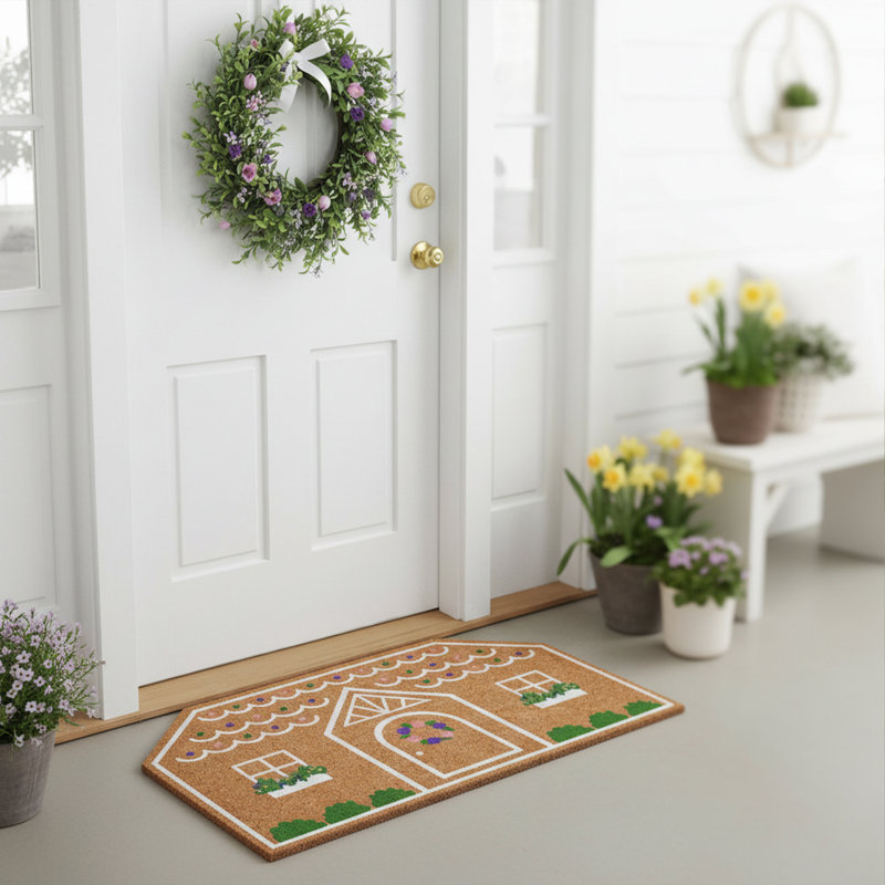Spring Cottage Doormat, 17"x29", 17" x 29"