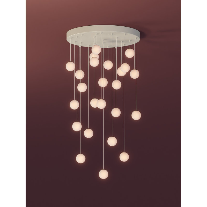 Loci Chandelier, White
