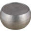 CT501 Table basse ronde contemporaine contemporaine en aluminium 32 po, table de ferme avec design martelé à la main brillant argent antique Identique Asg150108433 (NJ Inventory)-1719052806