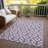 Michaella Washable Geometric Indoor / Outdoor Rug-2144007334
