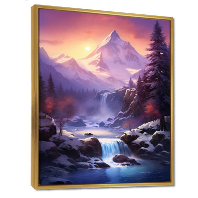 Clarklake - Winter Landscape Wall Art Living Room