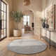 Elle Handmade Wool Silver Rug