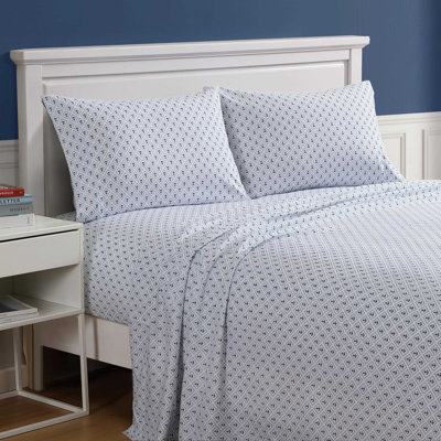 Nautica Diamond Anchor Blue Cooling Sheet Set