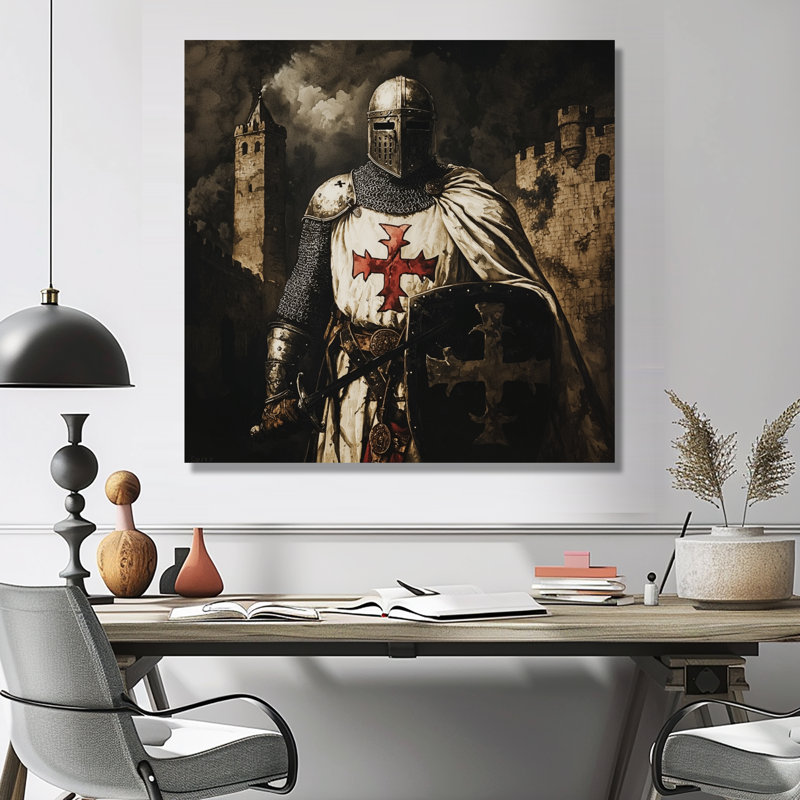 Kerbi - Americana, art mural, Toile tendue, Ne s’applique pas, H 30 po x l 30 po