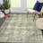 Oriental Machine Washable Rug with Rubber Backing for Living Room Durable Vintage Floor Carpet Easy-Cleaning Rug-1076614019