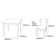 Pastels Collection Kids White Wooden Table and Chairs Set