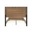 Meuble de chambre simple et grand lit simple classique 1pc noyer / châtaignier brun-1097411995