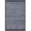 Yasmin Hand Knotted Striped Area Rug in Blue-799141895