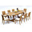 Lagos Outdoor Teak Dining Set-238627124-9480270