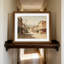 Cadre 12 po x 17 po avec passe-partout pour photos 10 x 15 po - Cadre en bois de chêne foncé massif avec verre trempé et ensemble de suspension murale - fini noyer de qualité supérieure, présentoir de style galerie
