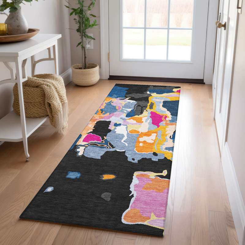  Machine Washable Indoor/Outdoor Chayden ACN1028 Rug, Runner 2'3" x 7'6"