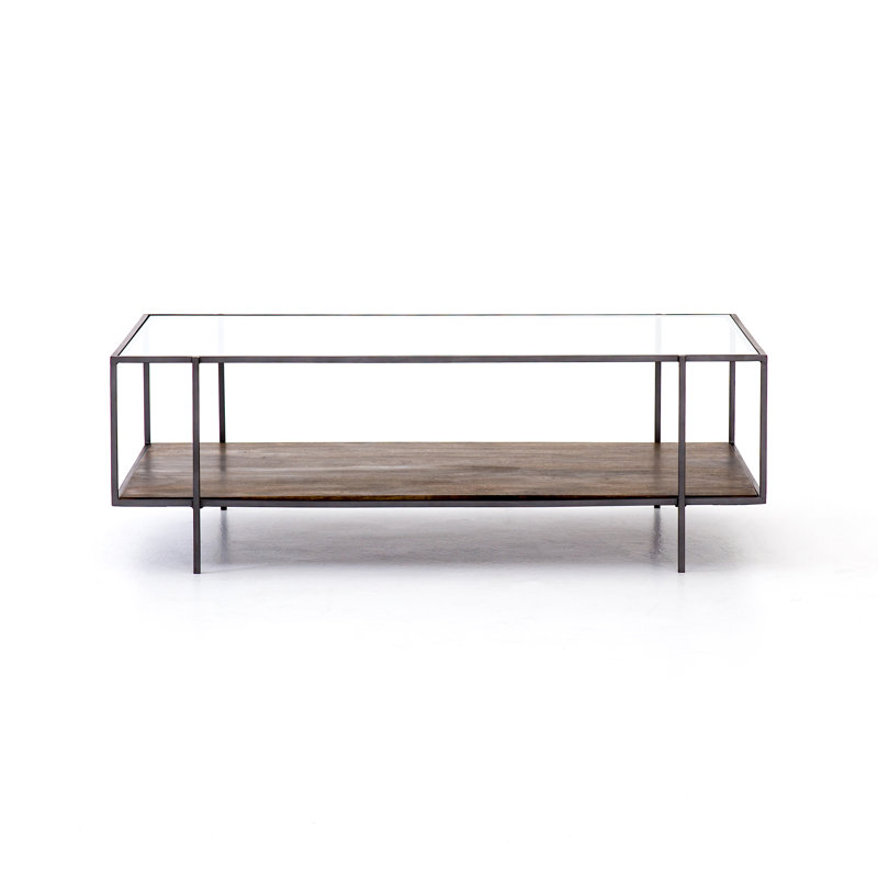 Glass Top Single Coffee Table