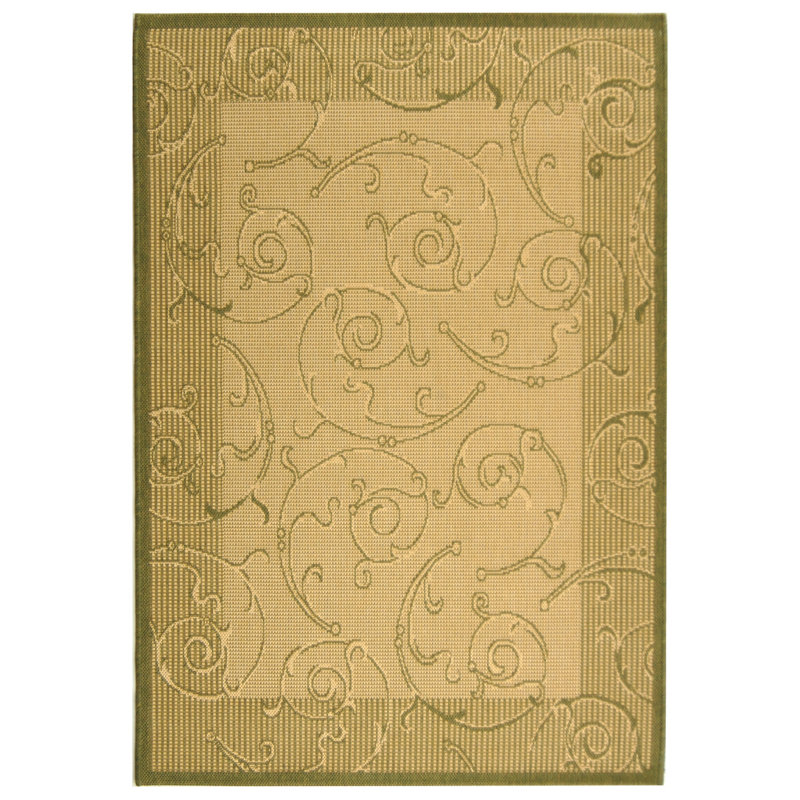 Tapis d'intérieur / extérieur Darryl-James, Rectangle 6 pi 7 po x 9 pi 6 po