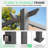 Erommy 10' X 10' Outdoor Pergola With Retractable Canopy, Heavy-Duty Metal Frame And Adjustable Patio Shade Roof, Khaki-123264993-123264995