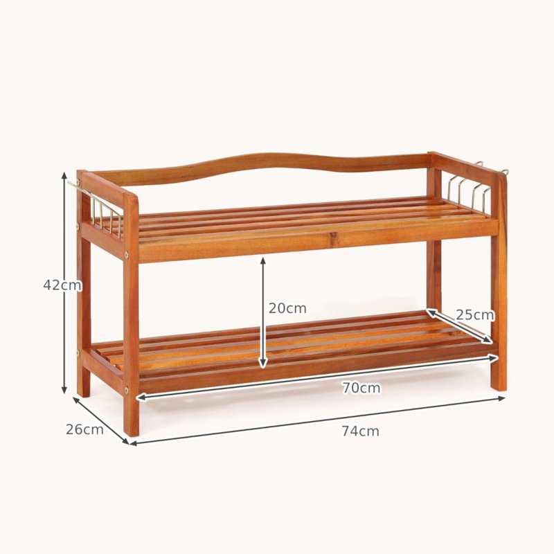 8 Pair Shoe Rack