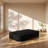 Heidi 78.7" W x 41.73" D x 36.6" H Corduroy 2-Seat Convertible Floor Sofa Bed with Pillows