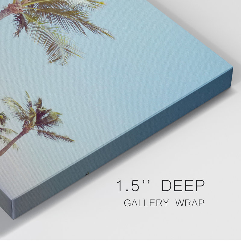 Aruba Palm - photographie sur toile tendue, H 12 po x l 8 po x P 1 po