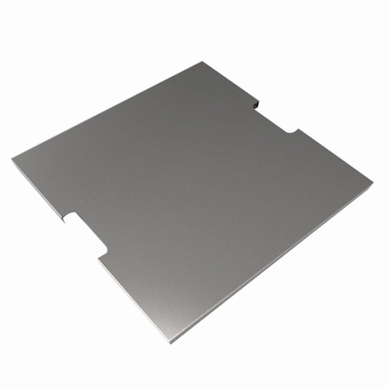 Steel Cover For Gas Fireplace Burner, 2 cm H x 47 cm W x 47 cm D