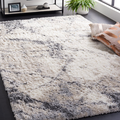 Tapis ivoire / gris Fontana 834