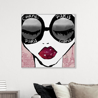 «Fashion and Glam Ready for the City Accessoires» par Oliver Gal - impression sur toile tendue
