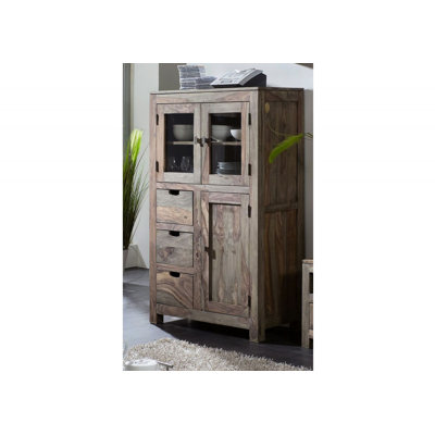 Nature 90cm Solid Wood Sideboard