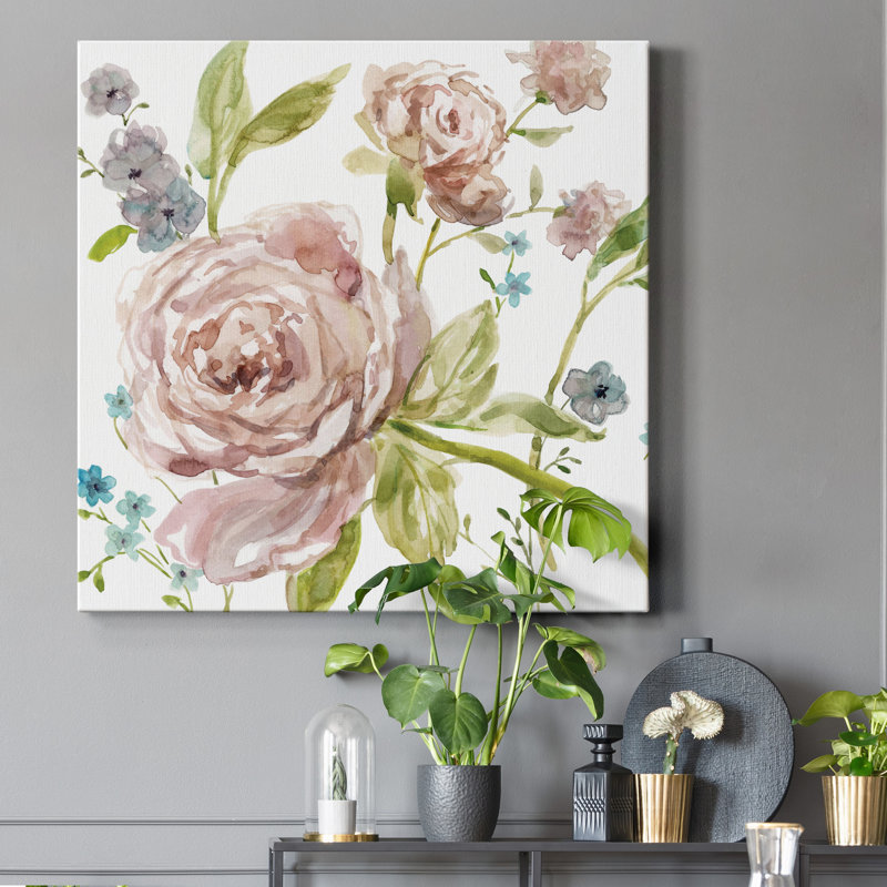 «Summer Whisper I», reproduction d'art sur toile tendue, H 40 po x l 40 po x P 1 po