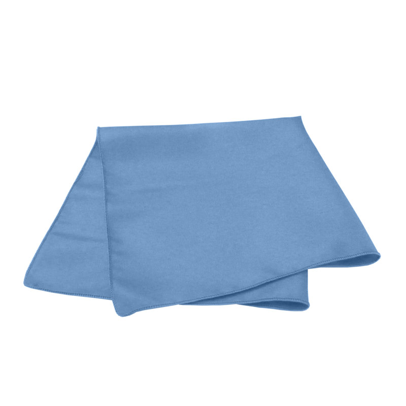 Ensemble de serviettes de table 120 pièces, Bleu clair, 10 po x 10 po