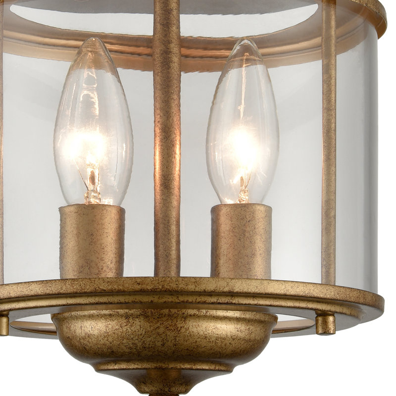 Plafonnier encastré 2 lumières 7,4 po Duante
