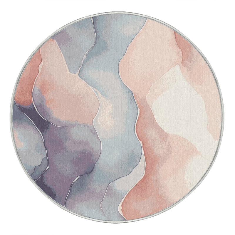 Celestial Flow Rug, Round 6'