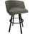 Karimah Swivel Extra Tall Metal Bar Stool 34" Seat On Warren Base-1537432011-1537432003