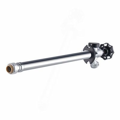 12 in Frost-Free Sillcock 1/2" PTC x 3/4" MHT Hose Bibb Anti-Siphon Valve