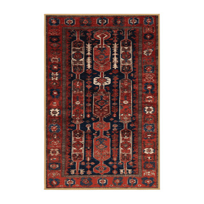 Machine Washable Turkish Brown Area Rug