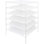 6-Layer Foldable Mesh Sweater Drying Rack, Stackable, White
