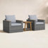 Genesis Teak 2 - Person Patio Conversation Set with Cushions