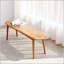 Banc de table en bois de chêne naturel pour salle à manger-964616882