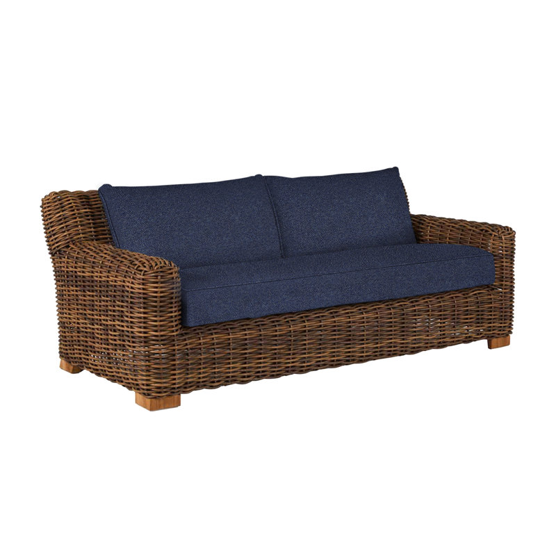 Montauk Sofa - Raffia, Welt, Intermix Indigo, Standard Plus
