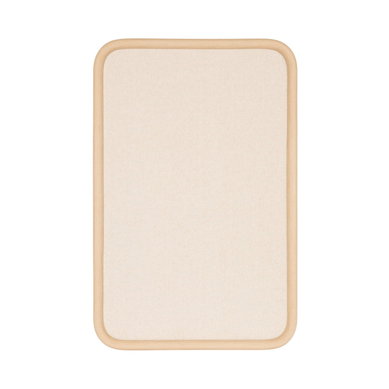 Tableau d'affichage rectangulaire pour organisation murale Inglewood, Bois naturel