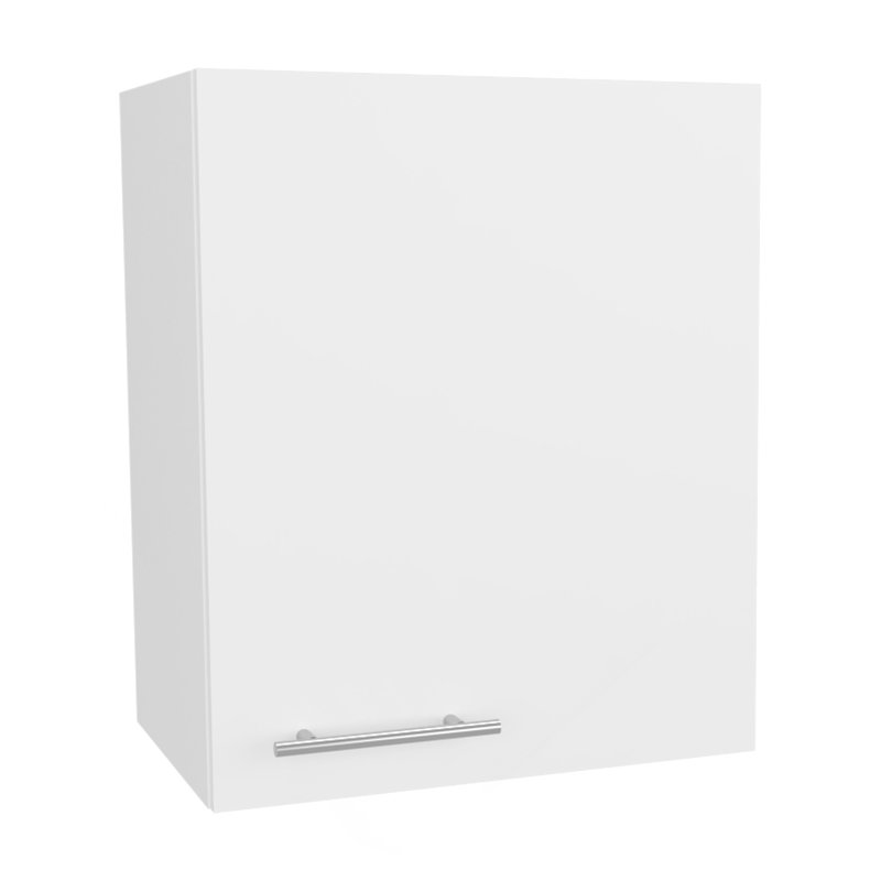 Armoire murale à une porte et deux tablettes Manchester, Blanc
