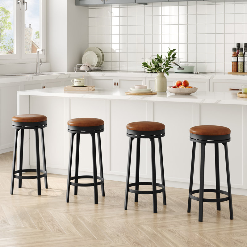 Bax, 4, Brun, Bar Stool (30” Seat Height)
