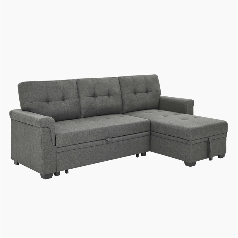 86'' Upholstered Pull-Out Sofa Bed
