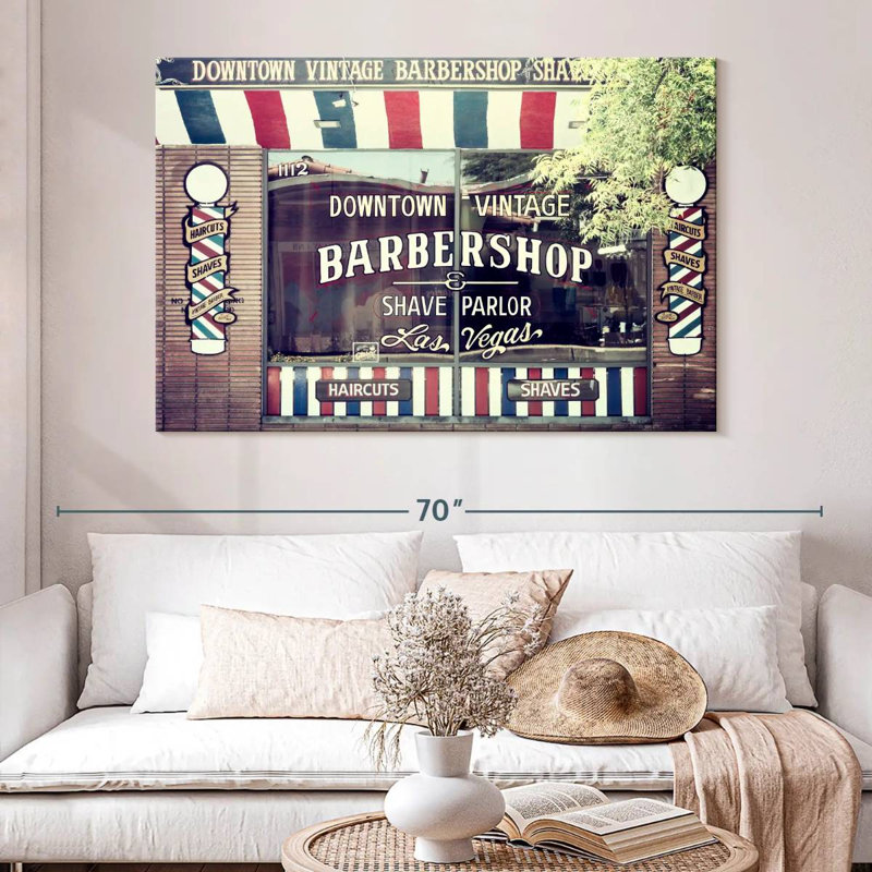 Salon de coiffure Lilie American West Vegas, H 34 po x l 51 po