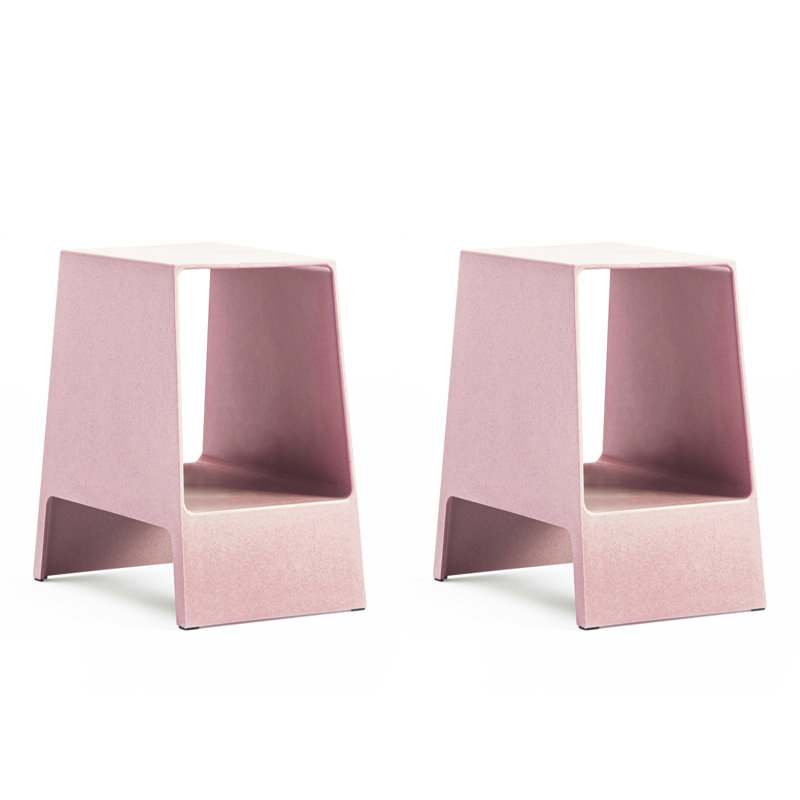 TOMO End Table (Set of 2), Pink