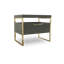 Shelor 56cm W Metal Bedside Table-177994903-177994899