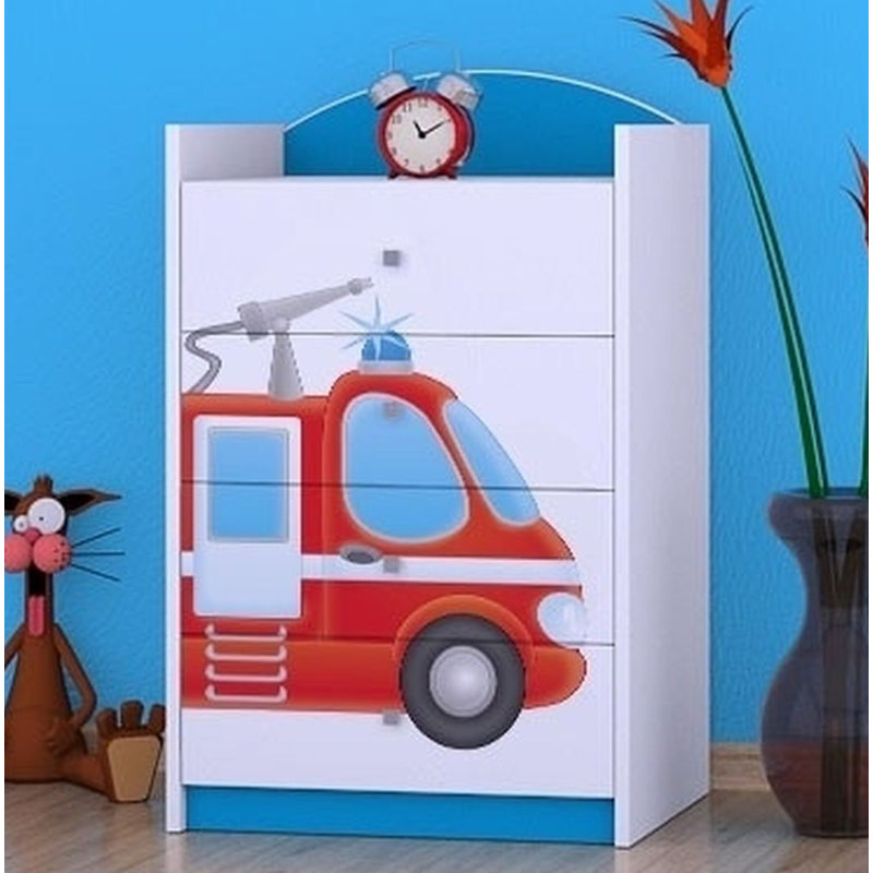 Nissen Kids 4 - Drawer Chest, Blue