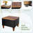 Bjana 2 - Person Acacia Patio Conversation Set with Cushions-1346085558-1458368748