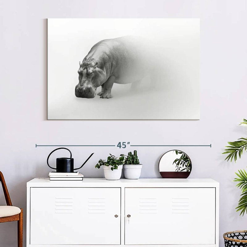 Phantom Hippo, 26" H x 39" W