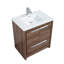 Prairie 30 po L x 21 po P 2 portes et 1 tiroir Meuble-lavabo avec évier simple et Comptoir en Acrylique